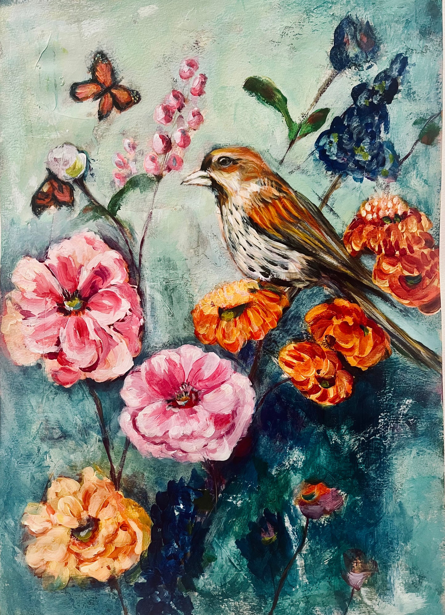 Wings Among the Flowers